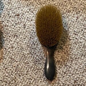 Silver handled hair brush